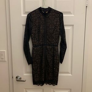 Aritzia Wilfred lace mini dress